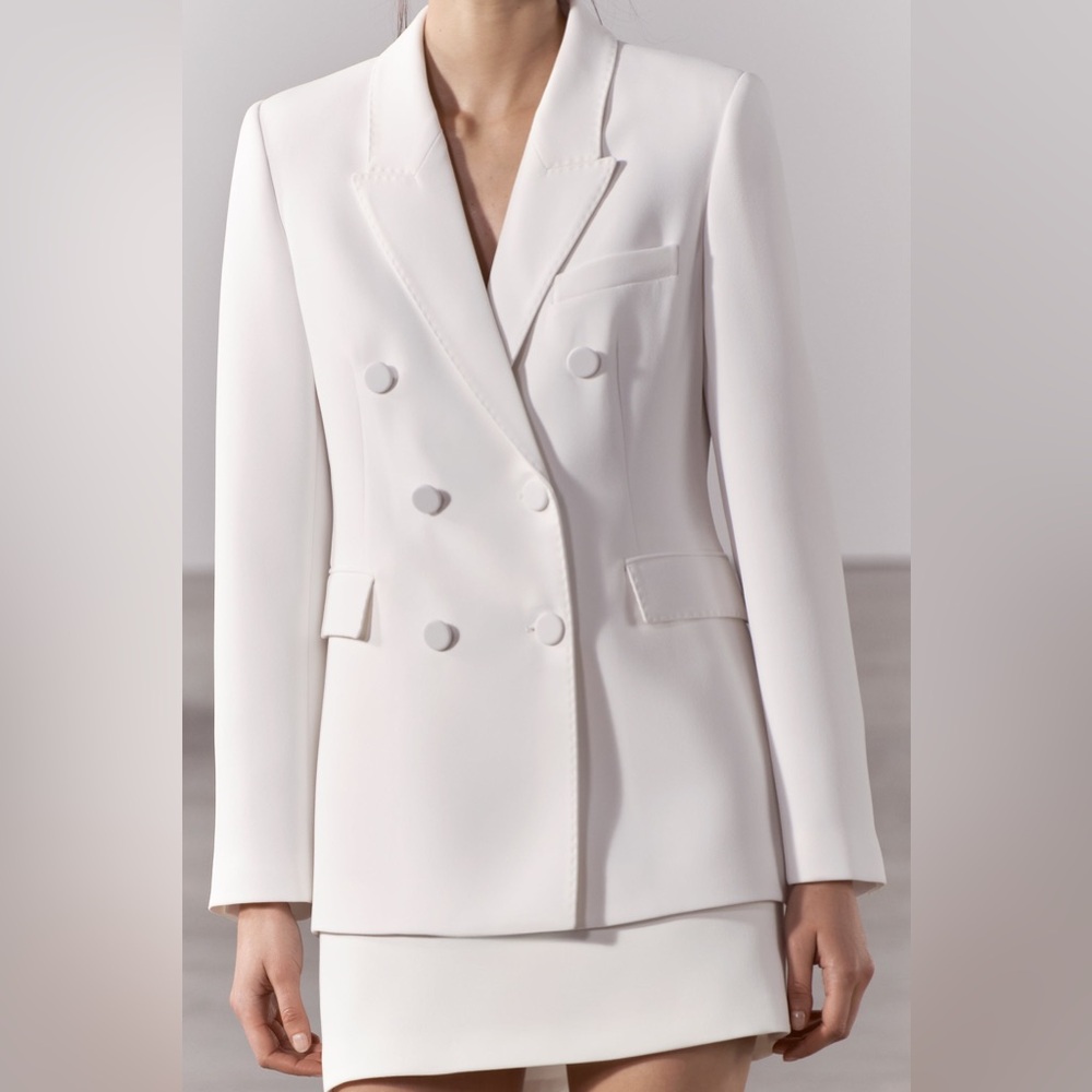 Zara blazer suit jacket coat casual business office - Picture 3 of 12